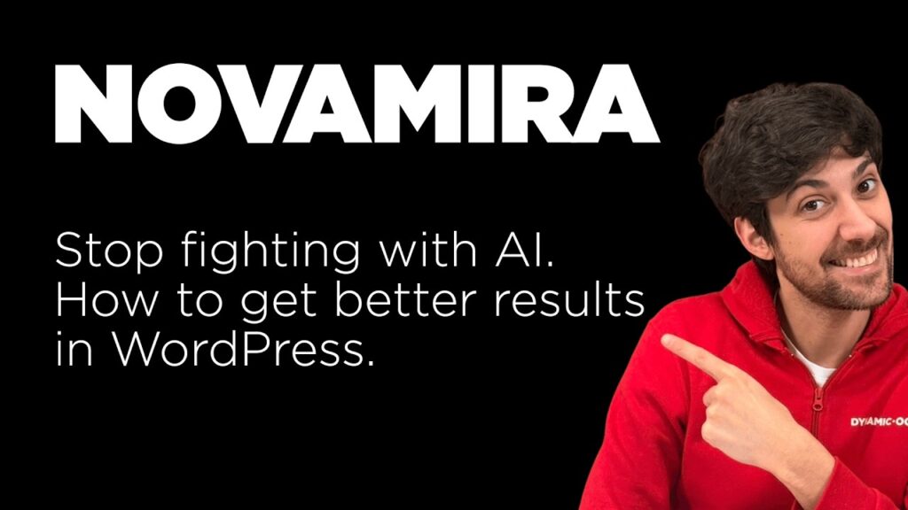 Stop fighting with AI. How to get better results in WordPress.