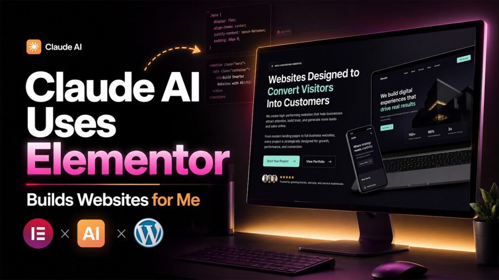 How my Claude AI Designs with Elementor to Build WordPress Websites (Beginner Friendly)