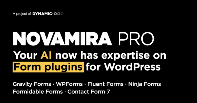 Novamira Pro: your AI now has expertise on form plugins for WordPress