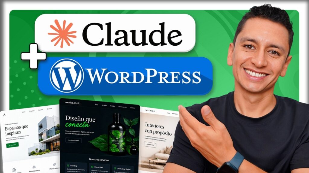 How to build a WordPress website with AI and Claude, from scratch (in Spanish)