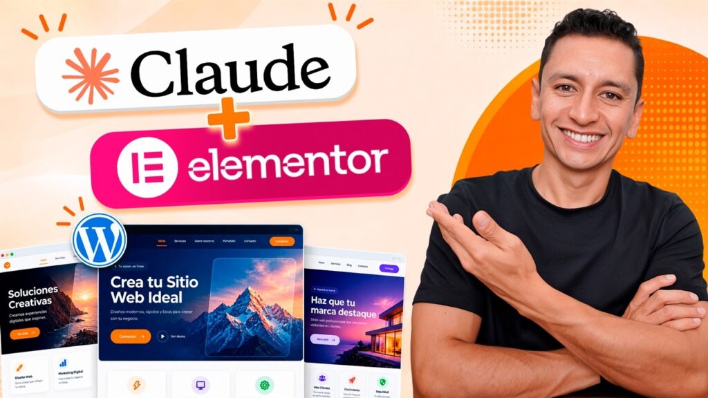 Claude AI built a WordPress website with Elementor (in Spanish)