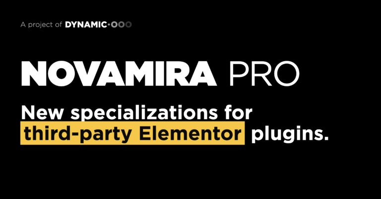 Novamira Pro: new specializations for third-party Elementor plugins