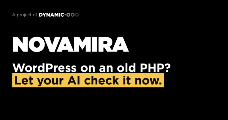 Novamira: WordPress on an old PHP? Let your AI check it now.