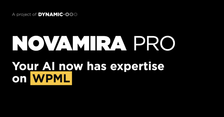 Novamira Pro: your AI now has expertise on WPML