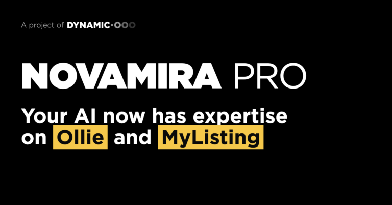 Novamira Pro: your AI now has expertise on Ollie and MyListing