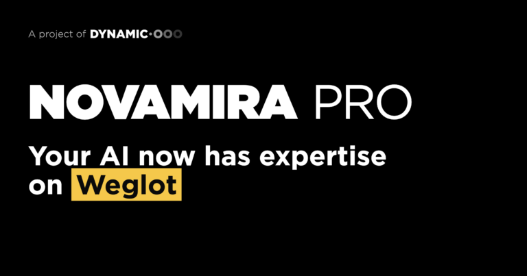 Novamira Pro: Your AI now has expertise on Weglot