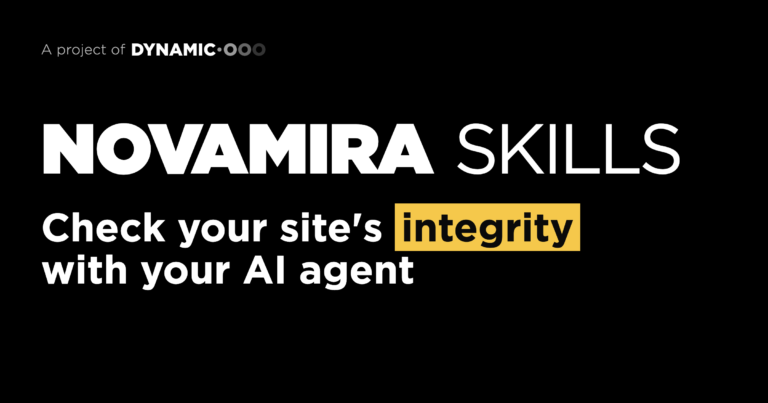 Novamira skills: check your site integrity with your AI agent